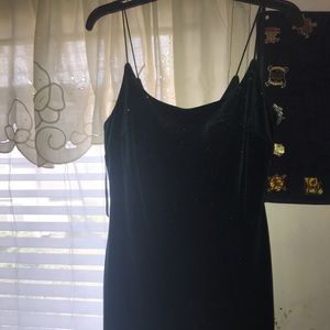 Green body con formal dress